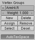 Vertex group names.